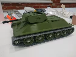 RC Tank T-34 PS. 231-1 Part 7 main gearbox