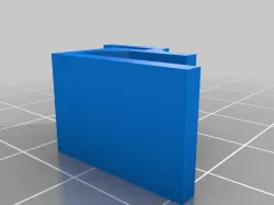 Replicator 2/2X plexiglass clip