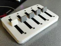 Sliding / Fader Potentiometer Enclosure / Deej (windows mixer controller)