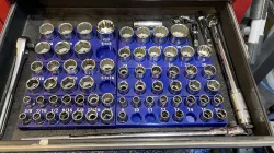 Socket trays: Craftsman 1/2" drive metric