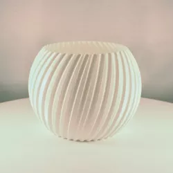 Sphere Planter Striped - (Vase Mode)