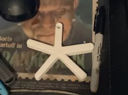 star Christmas tree ornament