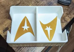 Star Trek Themed Playing Card Tray