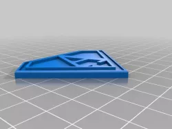Super Man Name Badge