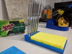 T12 Soldering Iron Tip Stand & Sponge Tray