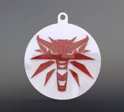 The Witcher Logo Ornament