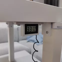 Thermometer / Hygrometer bracket for Prusa Ikea Lack enclosure