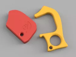 Touch free handle