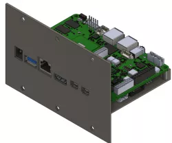 Udoo x86 Rack Mount on a modular system 19" 2U