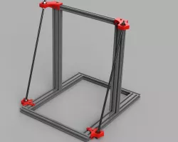 Universal Frame Stiffener for Geeetech A20, A30; Creality CR10, CR10s; Tronxy, Sovol etc.