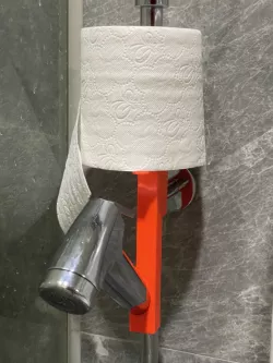 Vertical Bidet Spray Holder