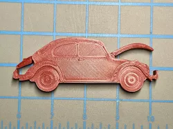 VW Beetle Magnetic Moving Key Holder