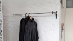 Wall-mounted Clothes Hanger for Ironing