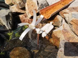 Water wheel hammer