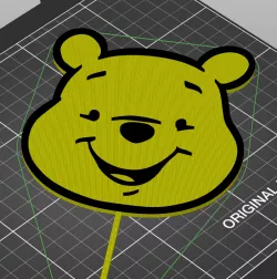 Winnie the pooh cake topper