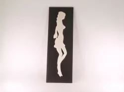 Woman silhouette wall decor
