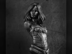 Wonder Woman Bust (STL)