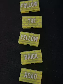 Yellow Brick Road saucy button caps