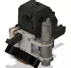 18mm sensor mount for Prusa MK3s extruder (eg. LJC18A3-H-Z/BX)