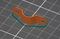 3/8" hose or cable clip