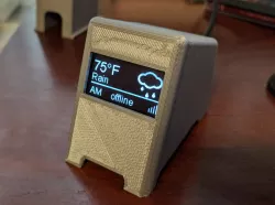 3D Printer Monitor for OctoPrint Wemos 1.3 Display