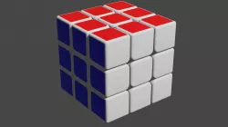 3x3 Fidget Cube "Ruby"