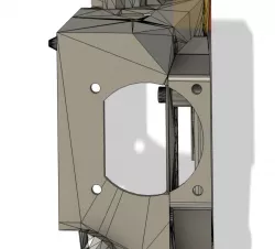 40mm cooling fan mount for Einsy Rambo with Raspberry Pi Zero 2