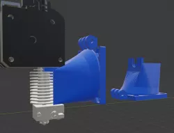 50mm Fan duct for E3D / titan 