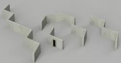 6mm scale Walls - Small Walls Collection 1 - BattleTech Compatible