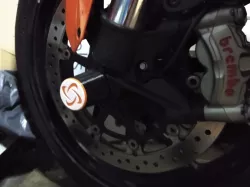 Aesthetic front wheel slider KTM 1290 SDR