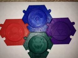 Amiibo Figure Stands with Logos