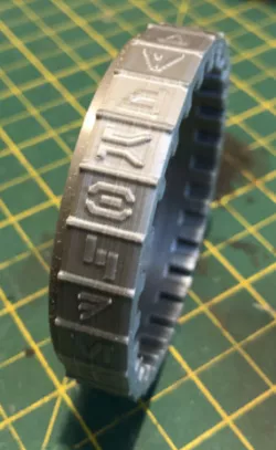 Aurabesh letter ring for Cees Cryptex
