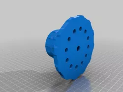 Base for garden LED lamp post