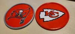 Beer Coaster Super Bowl LV - Bucks vs Chiefs