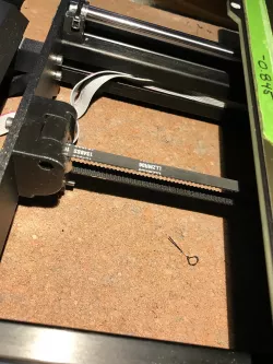 Belt Tensioner for 5mm Gates Idler with adjusted belt path.