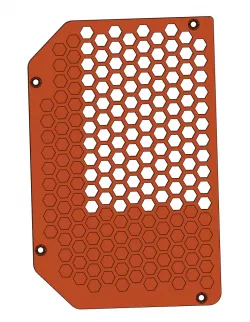 Big Einsy Case Cover Honey Comb remix without Prusa's logo