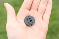 Bitcoin Clothes Button