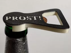 Bottle opener & lid combination in 9 different languages