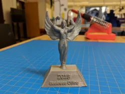 Business Office 2018 Customizable Beefy Trophy + Blender Bake Tutorial