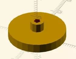 Button on screw