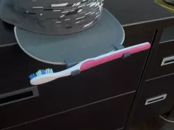 Cap Toothbrush Holder
