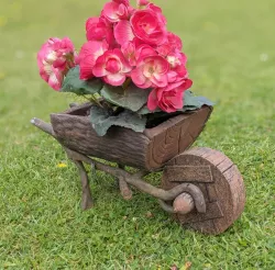 Cartoon Wheelbarrow Planter