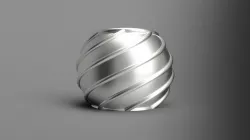 Christmas Bauble Style Electrical Tea Light Holder 01 (Vase Mode)
