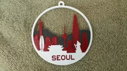 Christmas Ornament - Seoul Skyline
