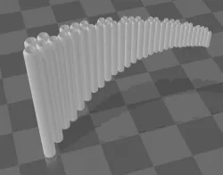 Chromatic Pan Flute 4 octave Tunable
