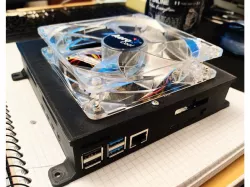Compact Fysetc Spider and RPI 4 Case and 120mm Fan