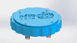 Compression scrubber cap for KISS Spirit and Sidewinder