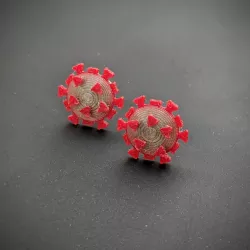Coronavirus Earrings (stud)