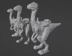 Crodlu (Dark Sun) - Large Dinosaur-like Mount