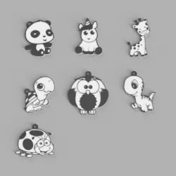 Cutes animals keychain